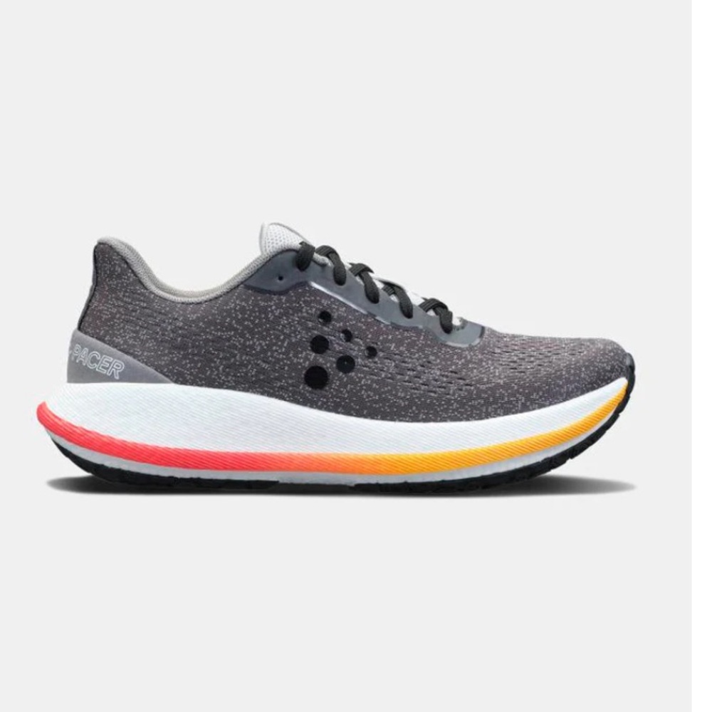 Craft Men’s “Pacer” Grey Running Shoe Size 7